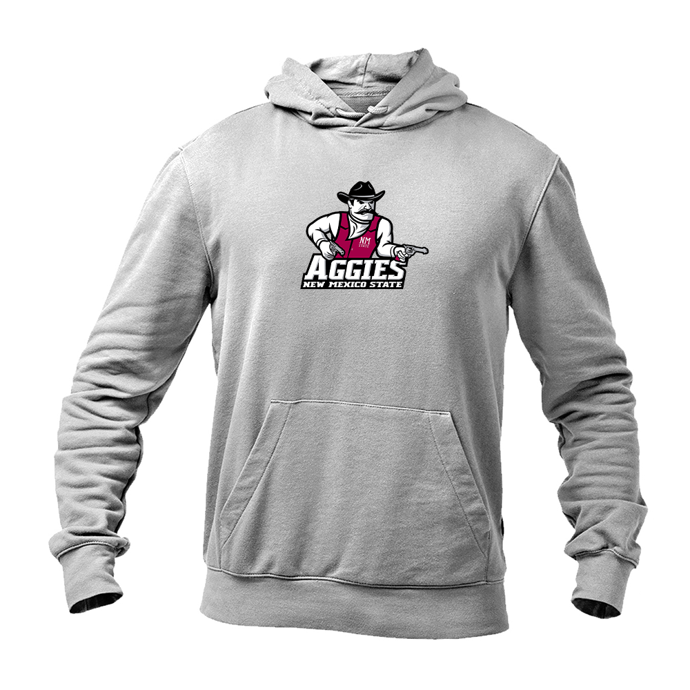 Men's Aggies New Aggies New Mexico State Logo Gildan  Heavy Blend Hooded Sweatshirt