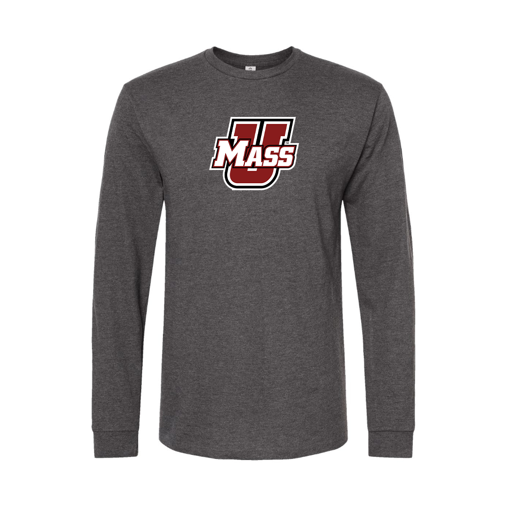 Men's Massachusetts Minutemen Logo Long Sleeve T-Shirt
