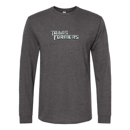 Men's Transformers Logo Long Sleeve T-Shirt