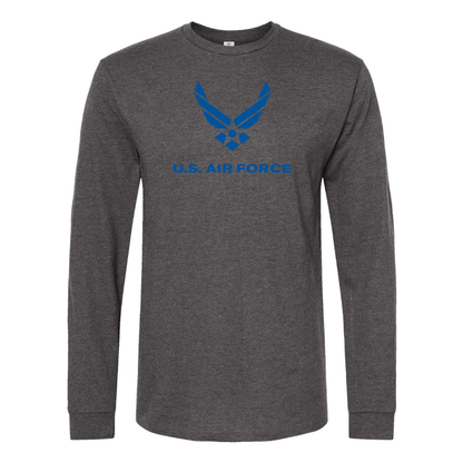 Men's US Airforce Logo Long Sleeve T-Shirt