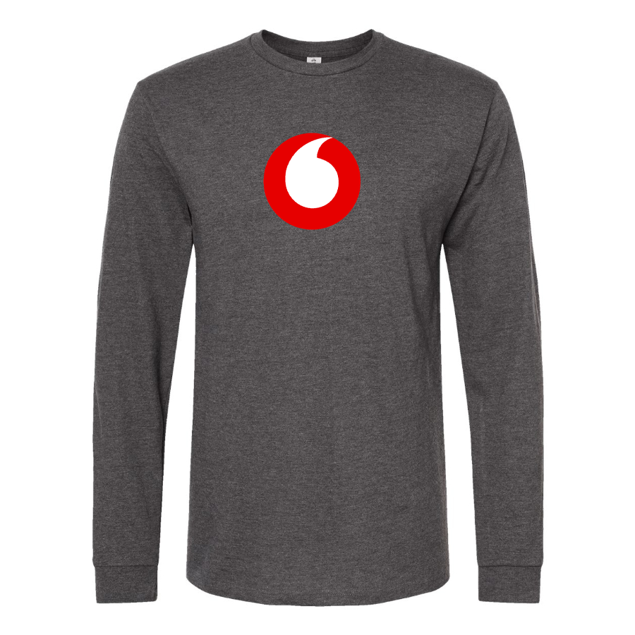 Men's Vodafone Logo Long Sleeve T-Shirt