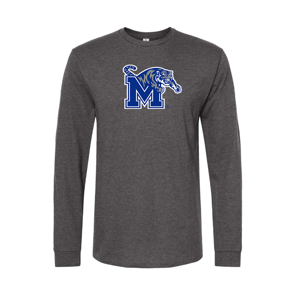 Men's Memphis Tigers Logo Long Sleeve T-Shirt