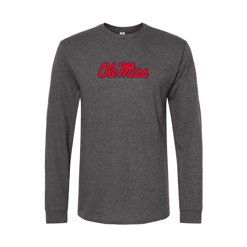 Men's Mississippi Rebels Logo Long Sleeve T-Shirt