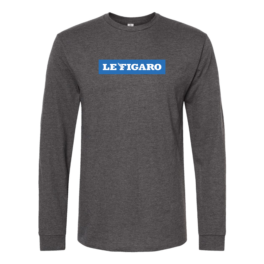 Men's Le Figaro Logo Long Sleeve T-Shirt