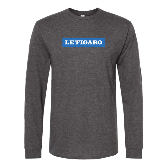 Men's Le Figaro Logo Long Sleeve T-Shirt