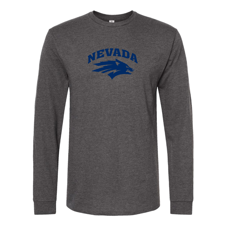 Men's Nevada Wolf Pack Logo Long Sleeve T-Shirt