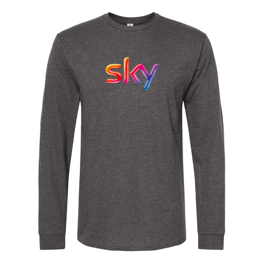 Men's Sky Logo Long Sleeve T-Shirt