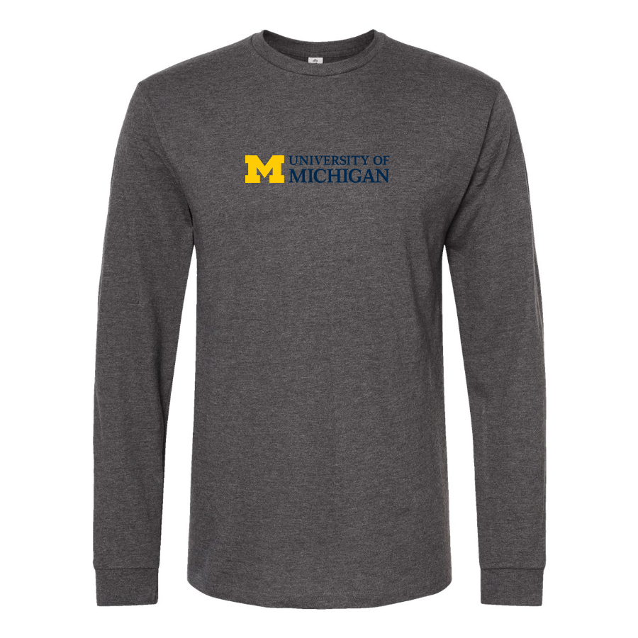 Men's University of Michigan Logo Long Sleeve T-Shirt
