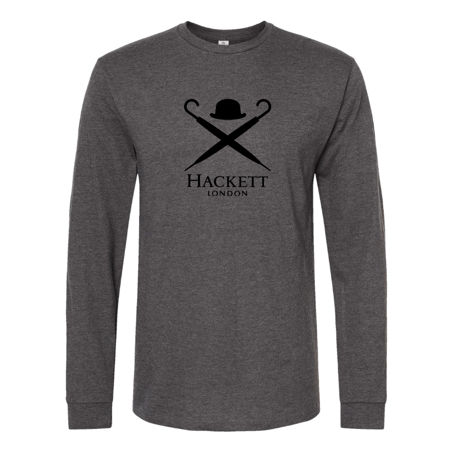 Men's Hackett London Logo Long Sleeve T-Shirt