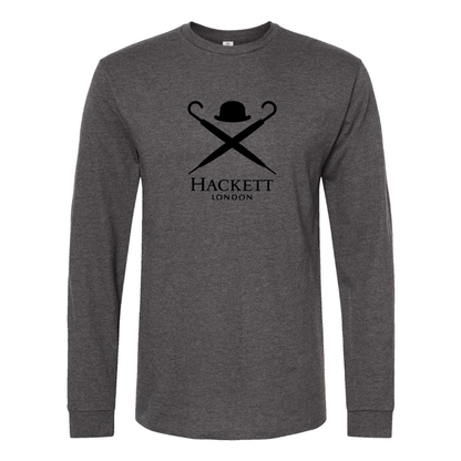 Men's Hackett London Logo Long Sleeve T-Shirt