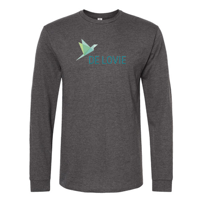 Men's De Lovie Logo Long Sleeve T-Shirt