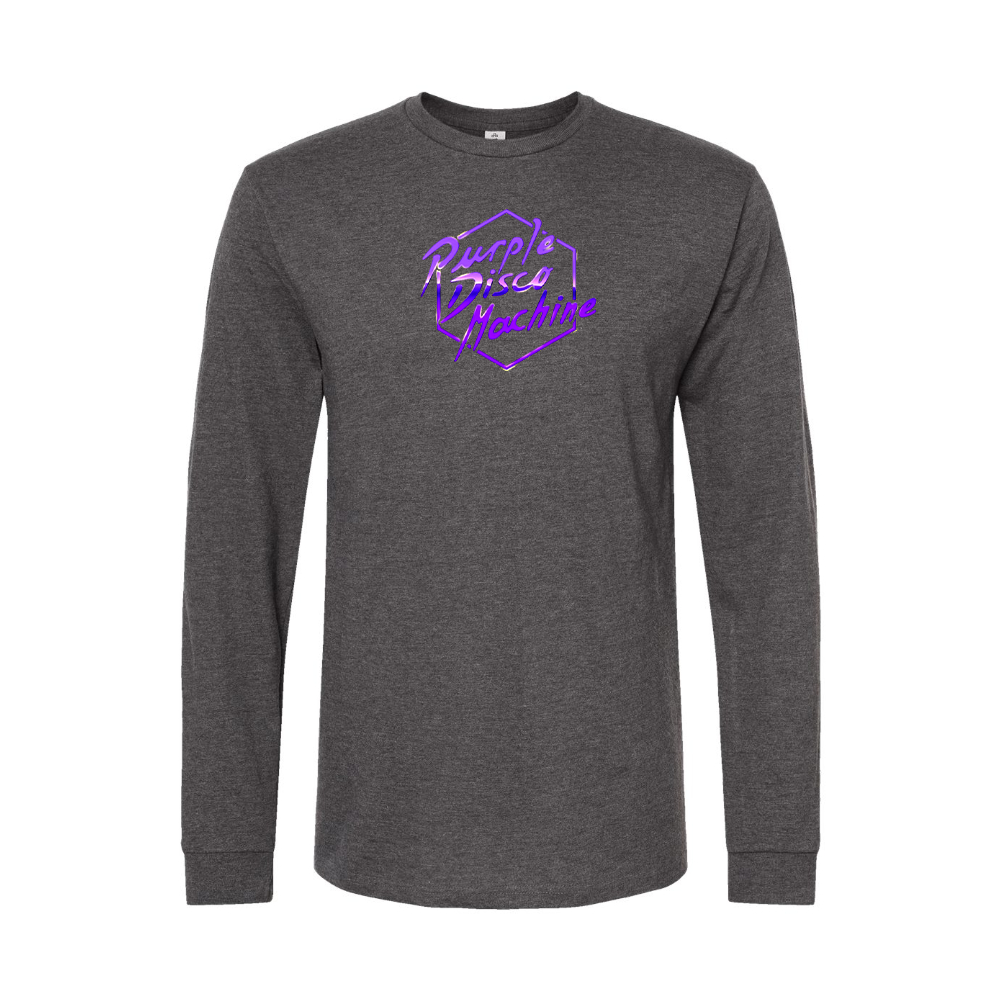 Men's Purple Disco Machine Long Sleeve T-Shirt