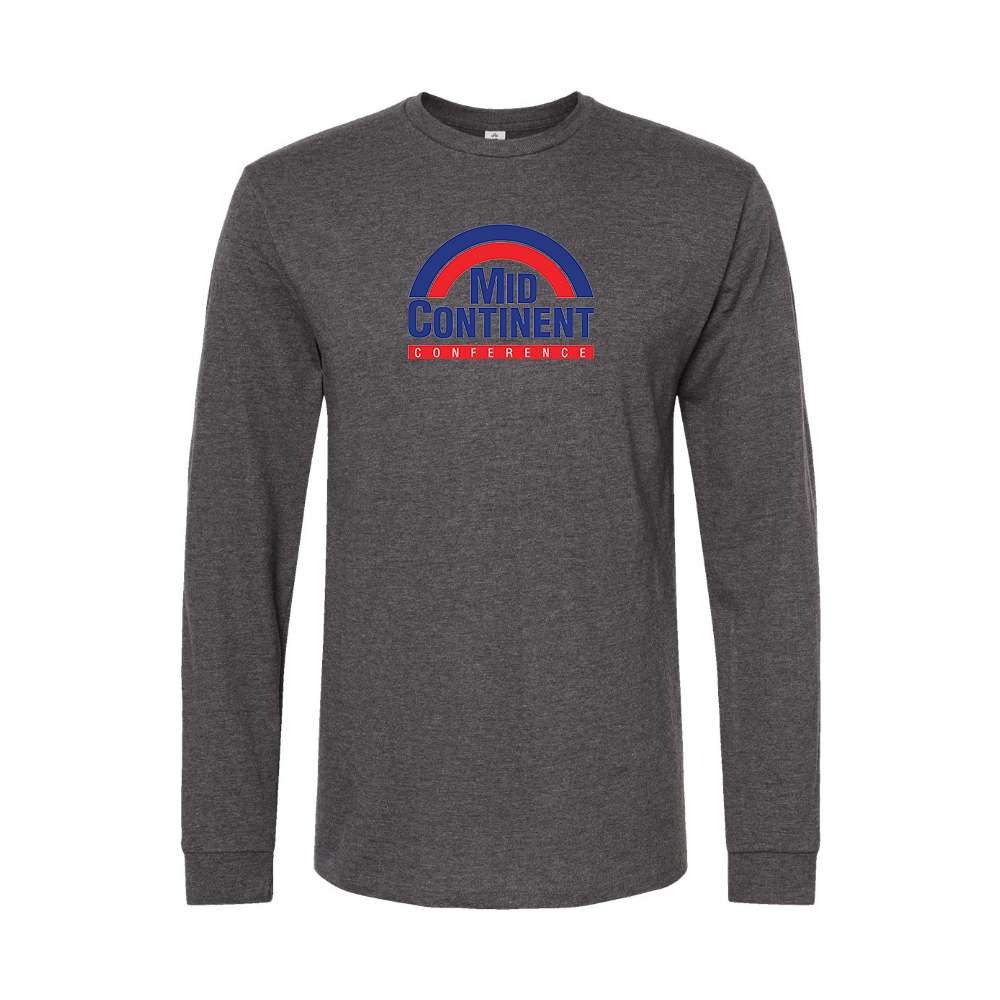 Men's Mid Continent Conference Logo Long Sleeve T-Shirt