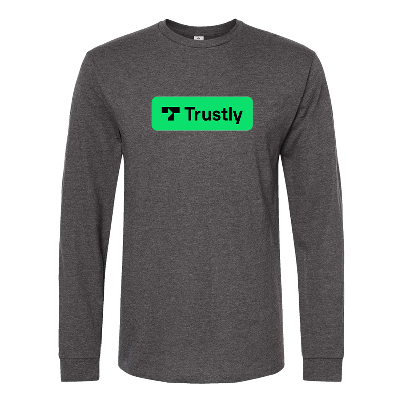 Men's Trustly Horizontal Logo Long Sleeve T-Shirt