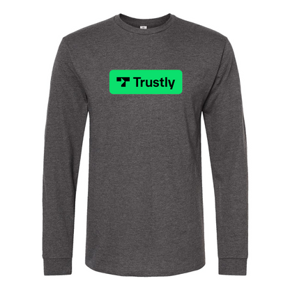 Men's Trustly Horizontal Logo Long Sleeve T-Shirt