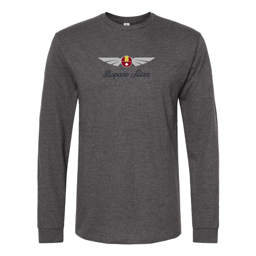 Men's Hispano Suiza Logo Long Sleeve T-Shirt