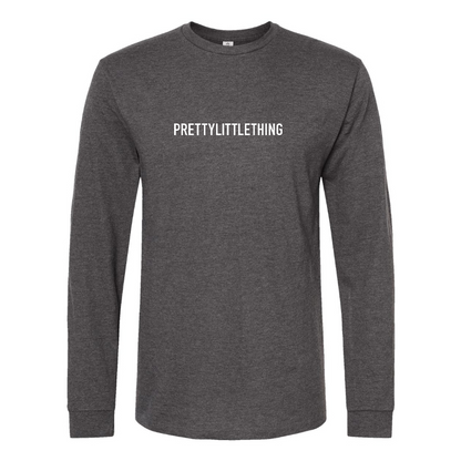 Men's Pretty Little Thing Logo Long Sleeve T-Shirt