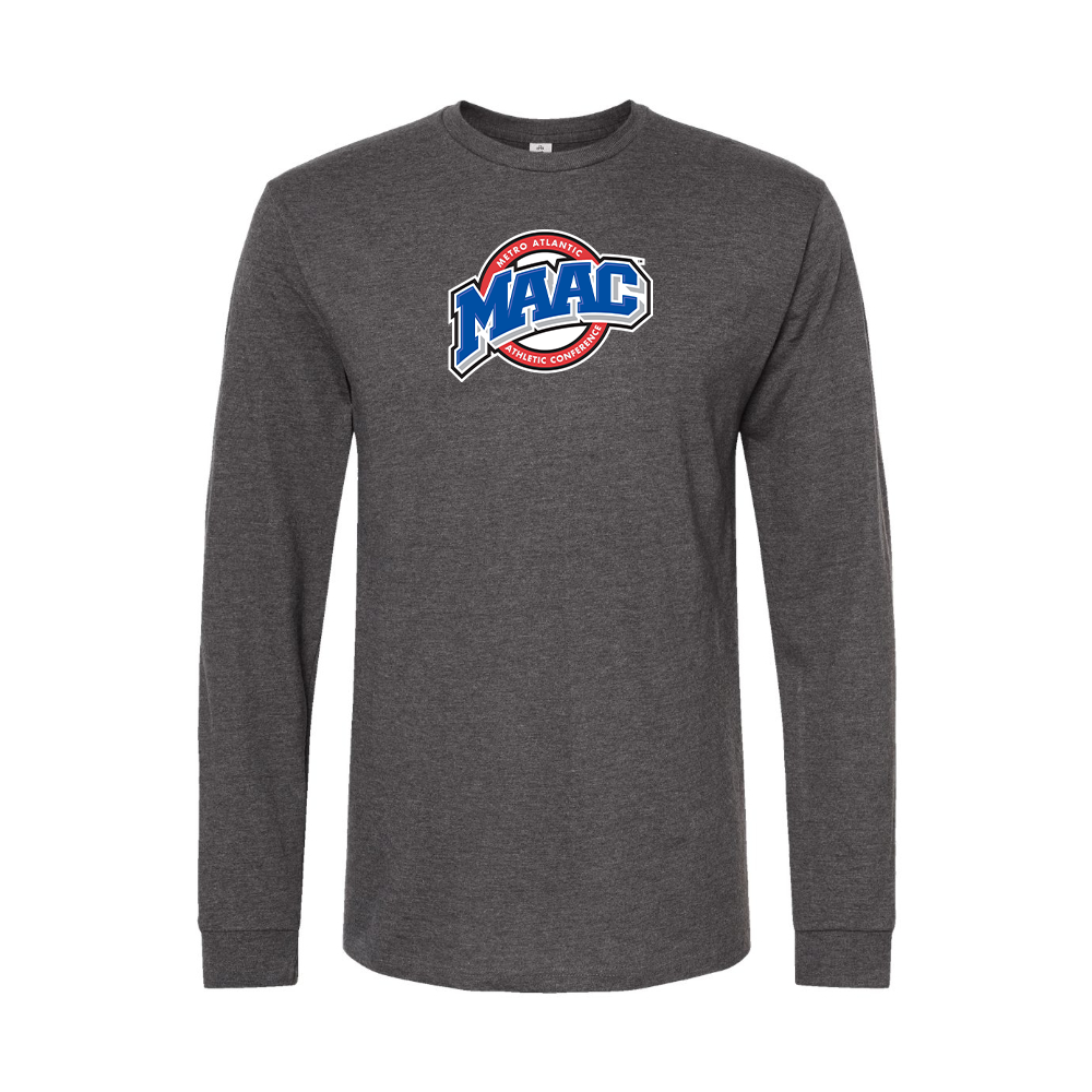 Men's Metro Atlantic Athletic Conference Logo Long Sleeve T-Shirt
