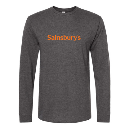 Men's Sainsbury_s Logo Long Sleeve T-Shirt