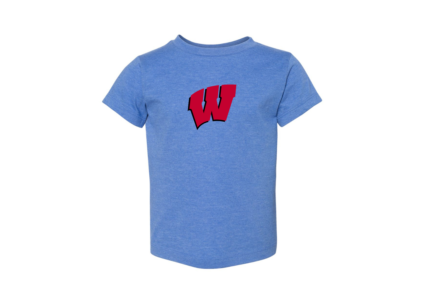 Wisconsin Badgers BELLA  CANVAS Toddler Jersey Tee