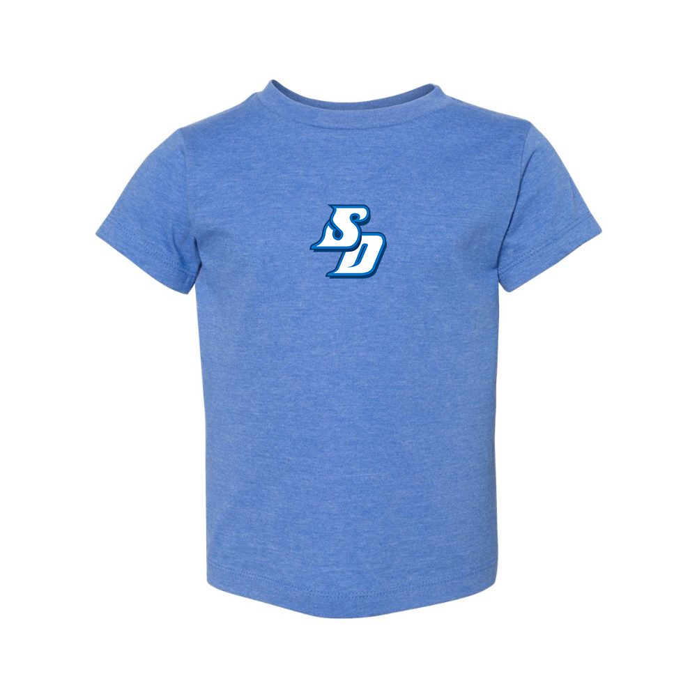 San Diego Toreros Logo BELLA  CANVAS Toddler Jersey Tee