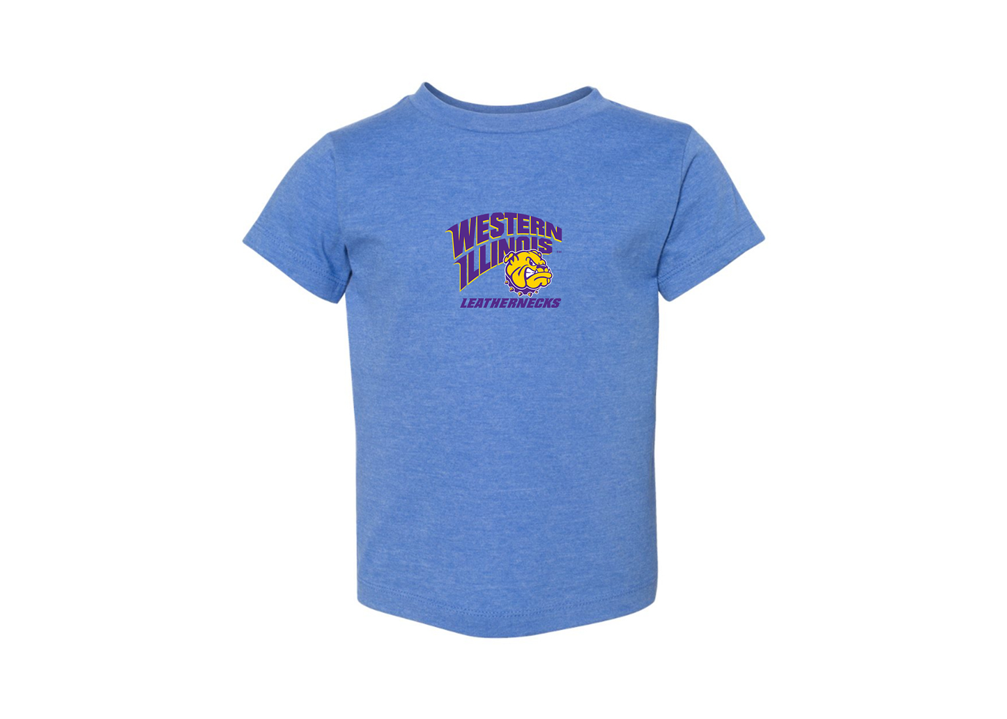 Western Illinois Leathernecks BELLA  CANVAS Toddler Jersey Tee