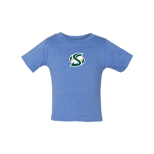 Sacramento State Hornets Logo  BELLA CANVAS Infant Jersey Tee