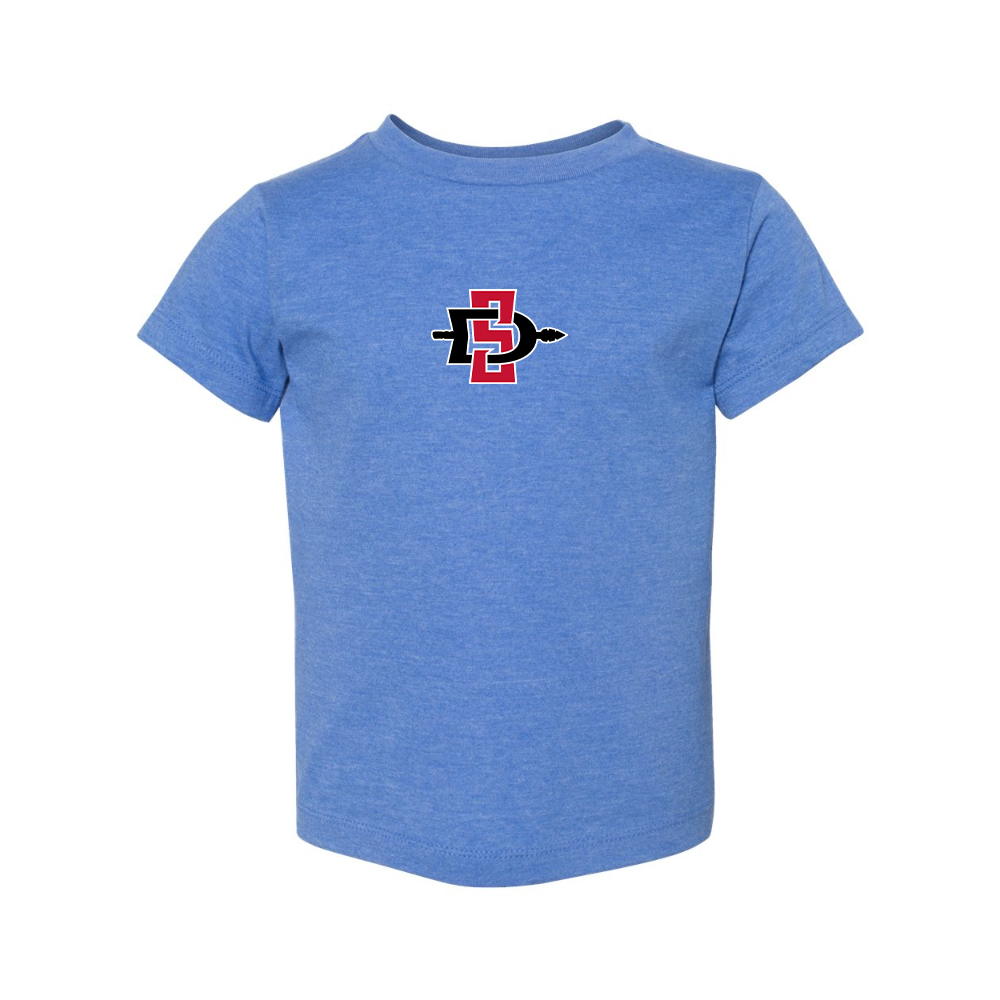 San Diego State Aztecs Logo BELLA  CANVAS Toddler Jersey Tee