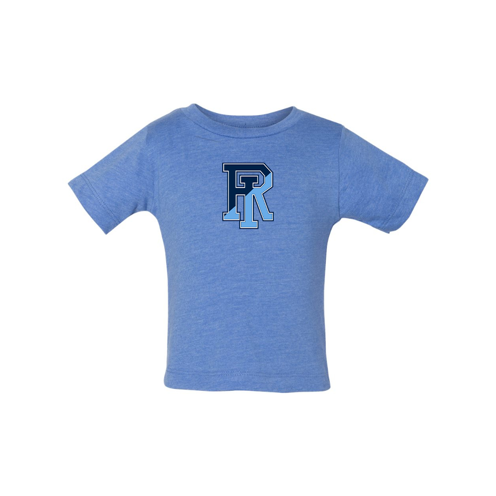 Rhode Island Rams Logo BELLA CANVAS Infant Jersey Tee