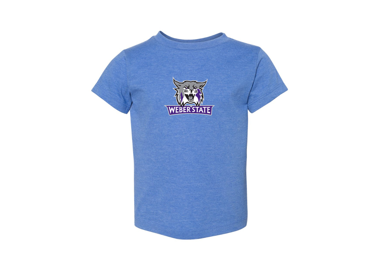 Weber State Wildcats BELLA  CANVAS Toddler Jersey Tee