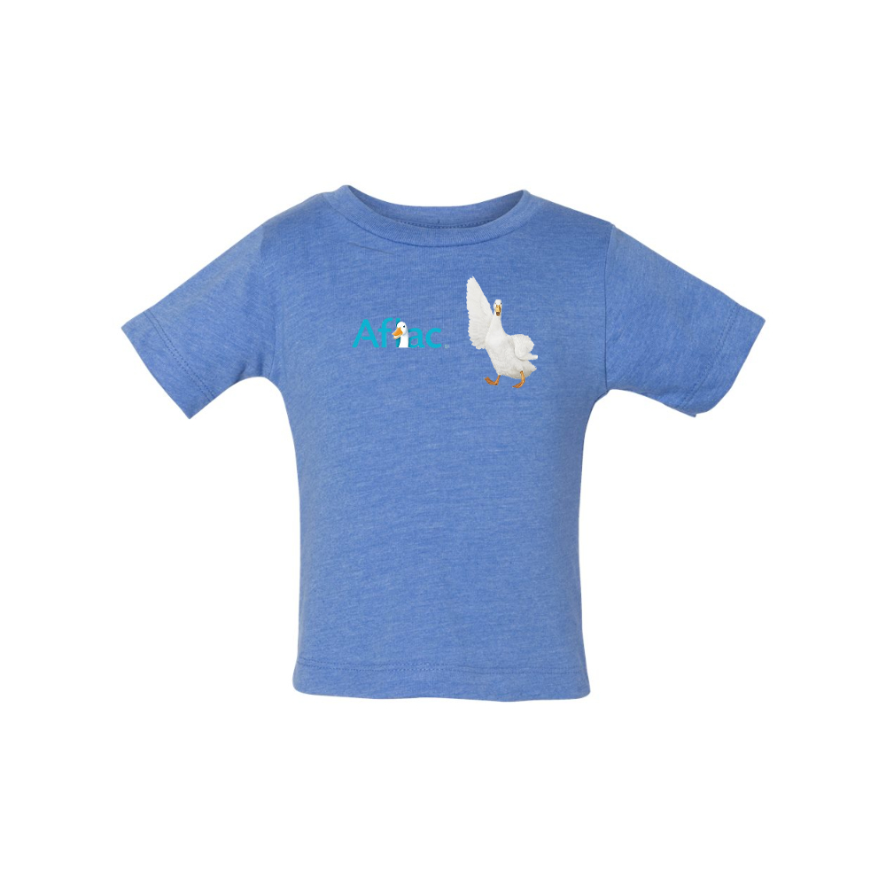 Aflac Logo and Duck BELLA CANVAS Infant Jersey Tee