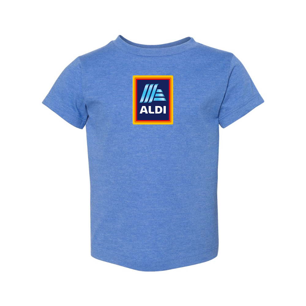 Aldi Logo BELLA  CANVAS Toddler Jersey Tee