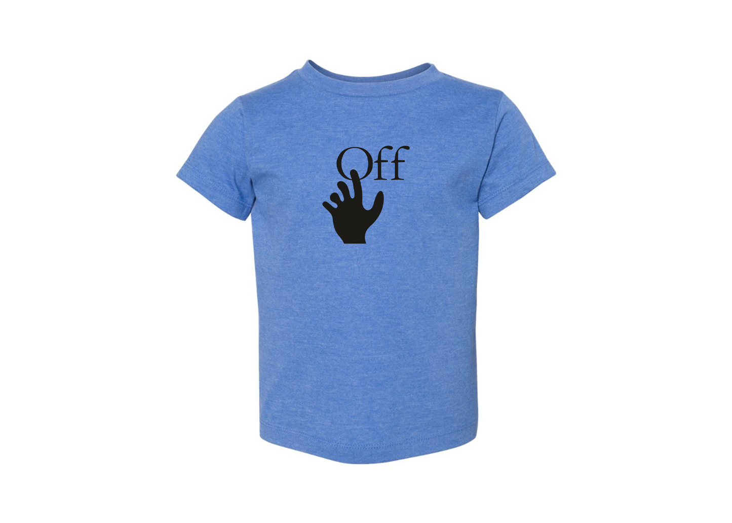 Off-White Hand BELLA  CANVAS Toddler Jersey Tee