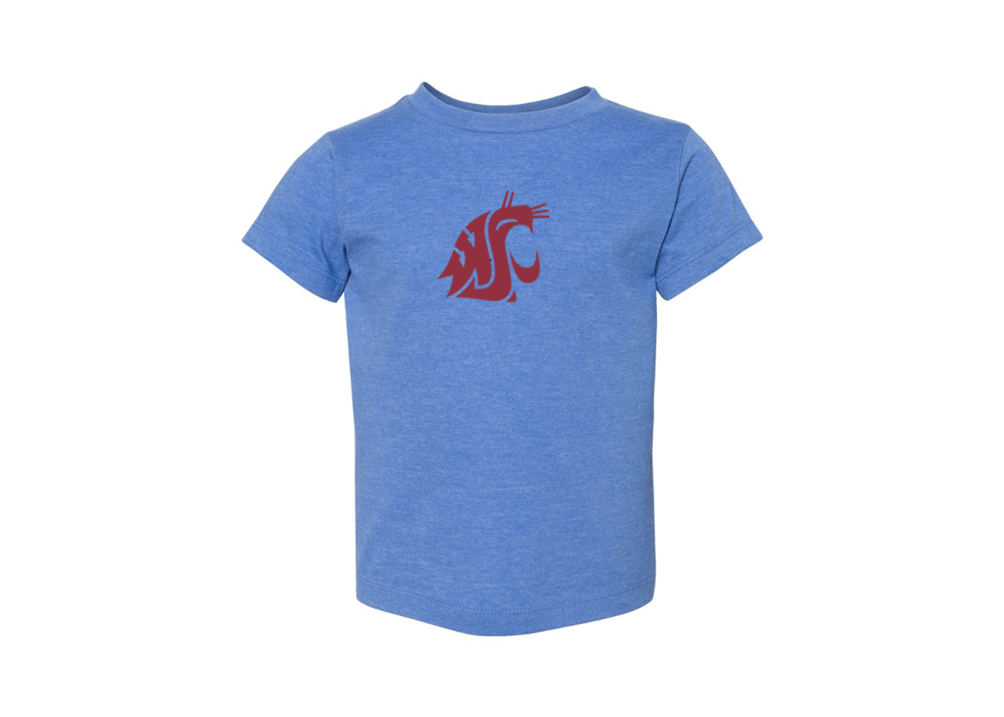 Washington State Cougars BELLA  CANVAS Toddler Jersey Tee