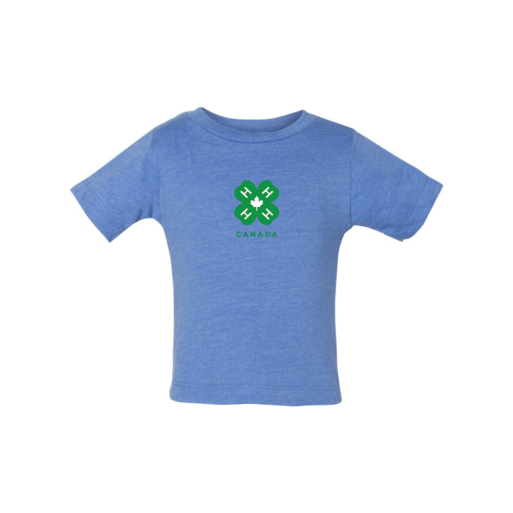 4H Canada Logo BELLA CANVAS Infant Jersey Tee