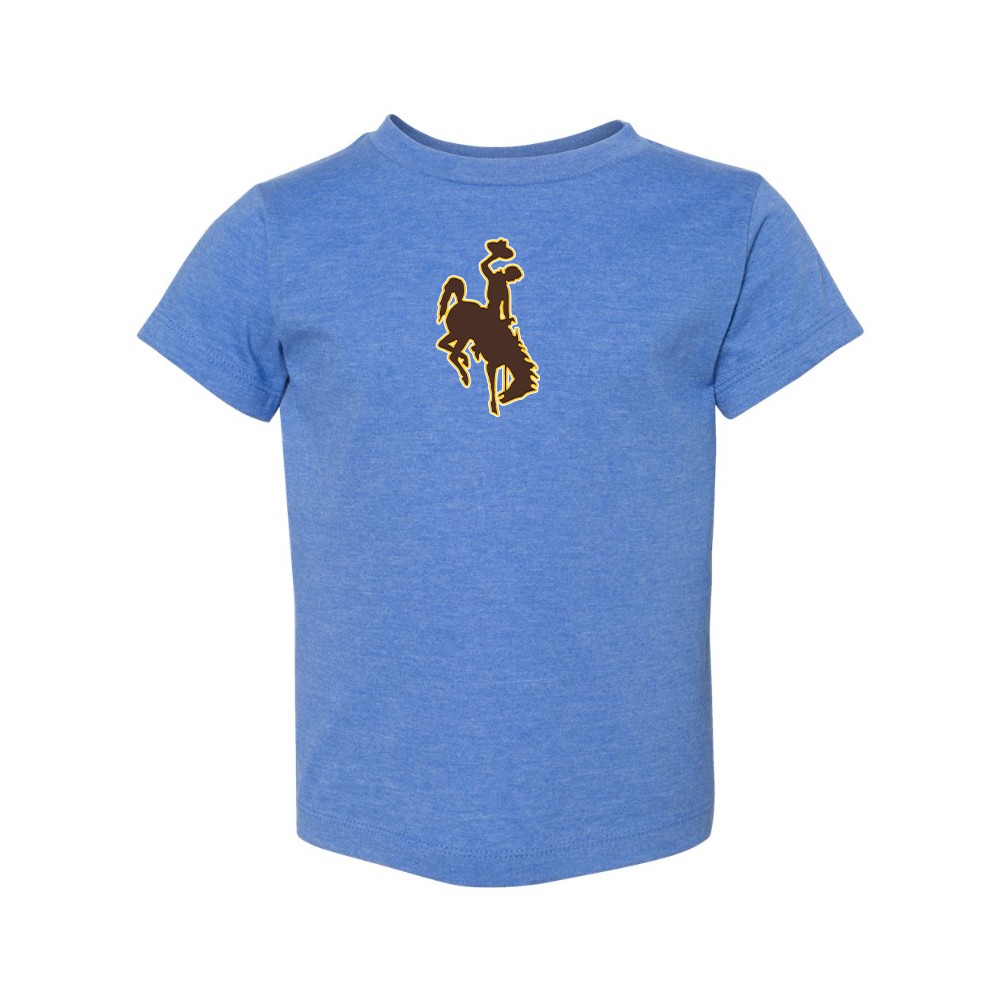 Wyoming Cowboys BELLA  CANVAS Toddler Jersey Tee