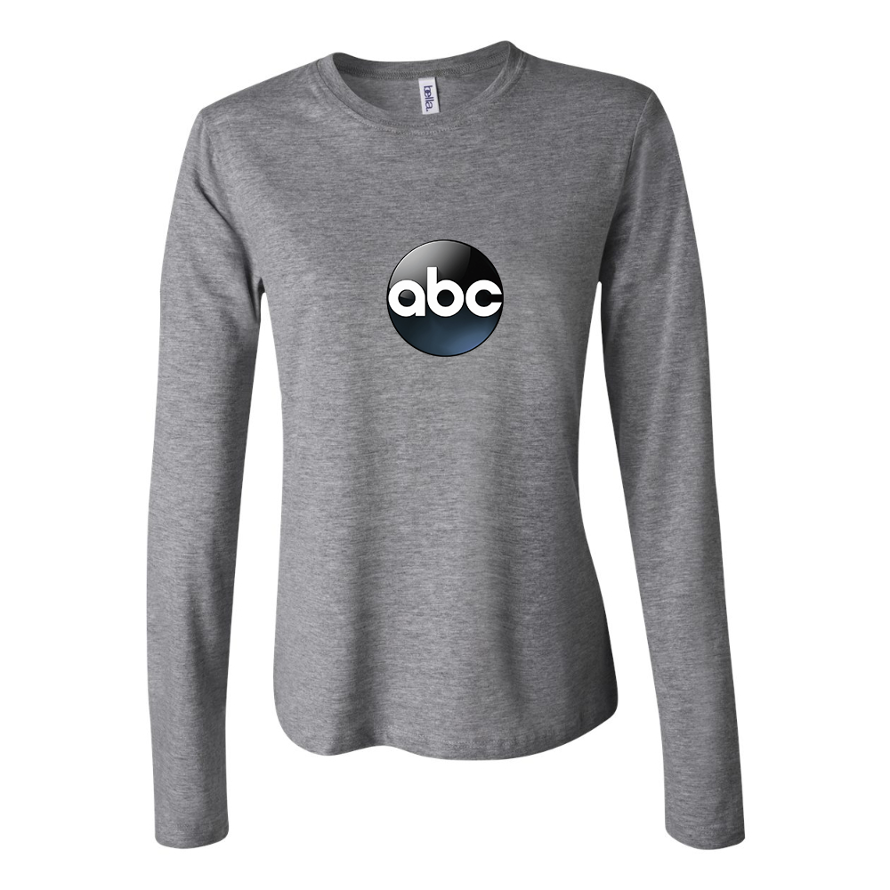 BELLA CANVAS Women’s Abc Logo Jersey Long Sleeve Tee