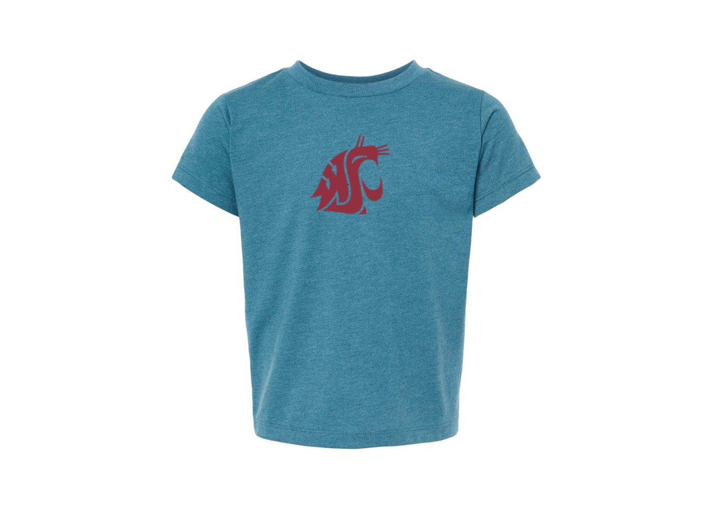 Washington State Cougars BELLA  CANVAS Toddler Jersey Tee