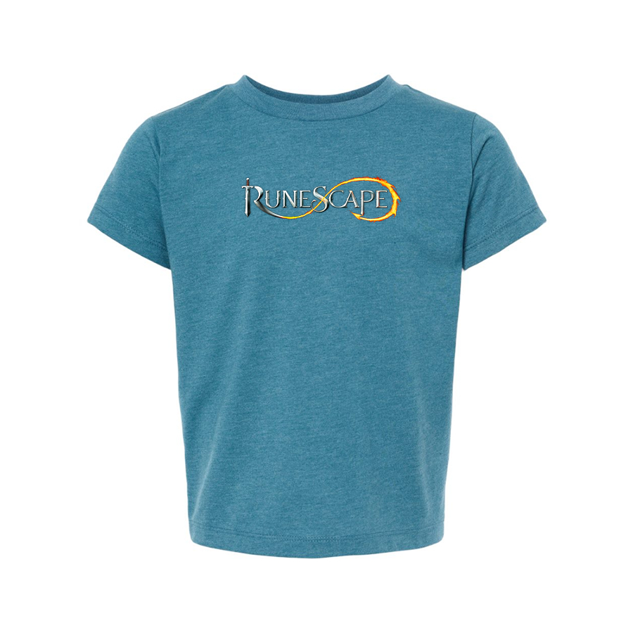 Runescape Logo BELLA  CANVAS Toddler Jersey Tee