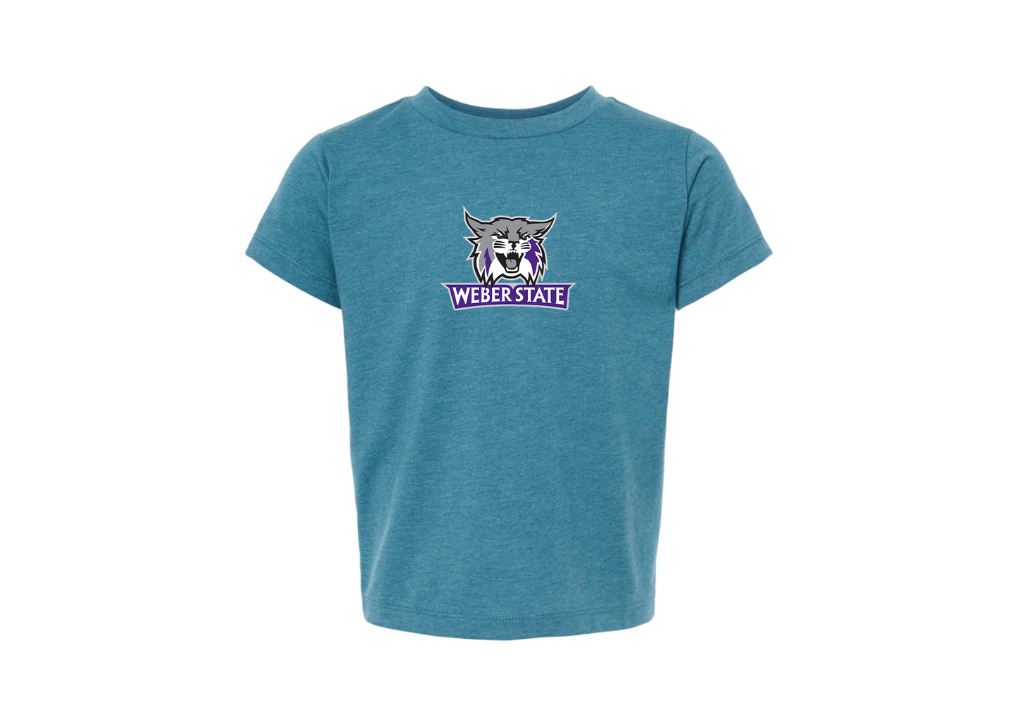 Weber State Wildcats BELLA  CANVAS Toddler Jersey Tee