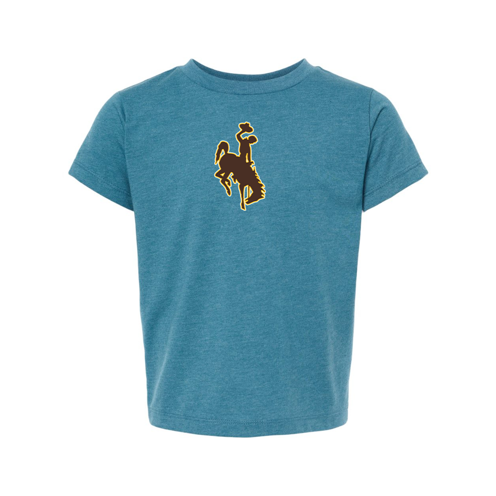 Wyoming Cowboys BELLA  CANVAS Toddler Jersey Tee