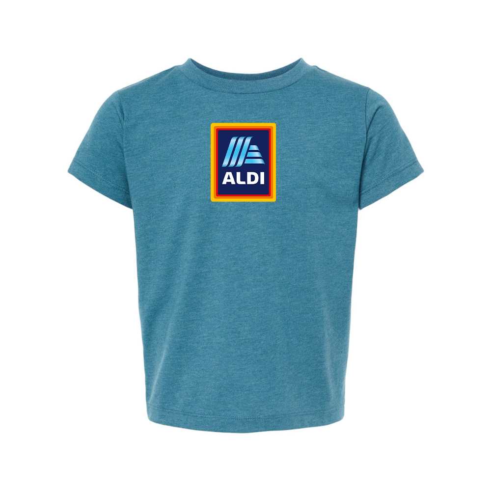Aldi Logo BELLA  CANVAS Toddler Jersey Tee