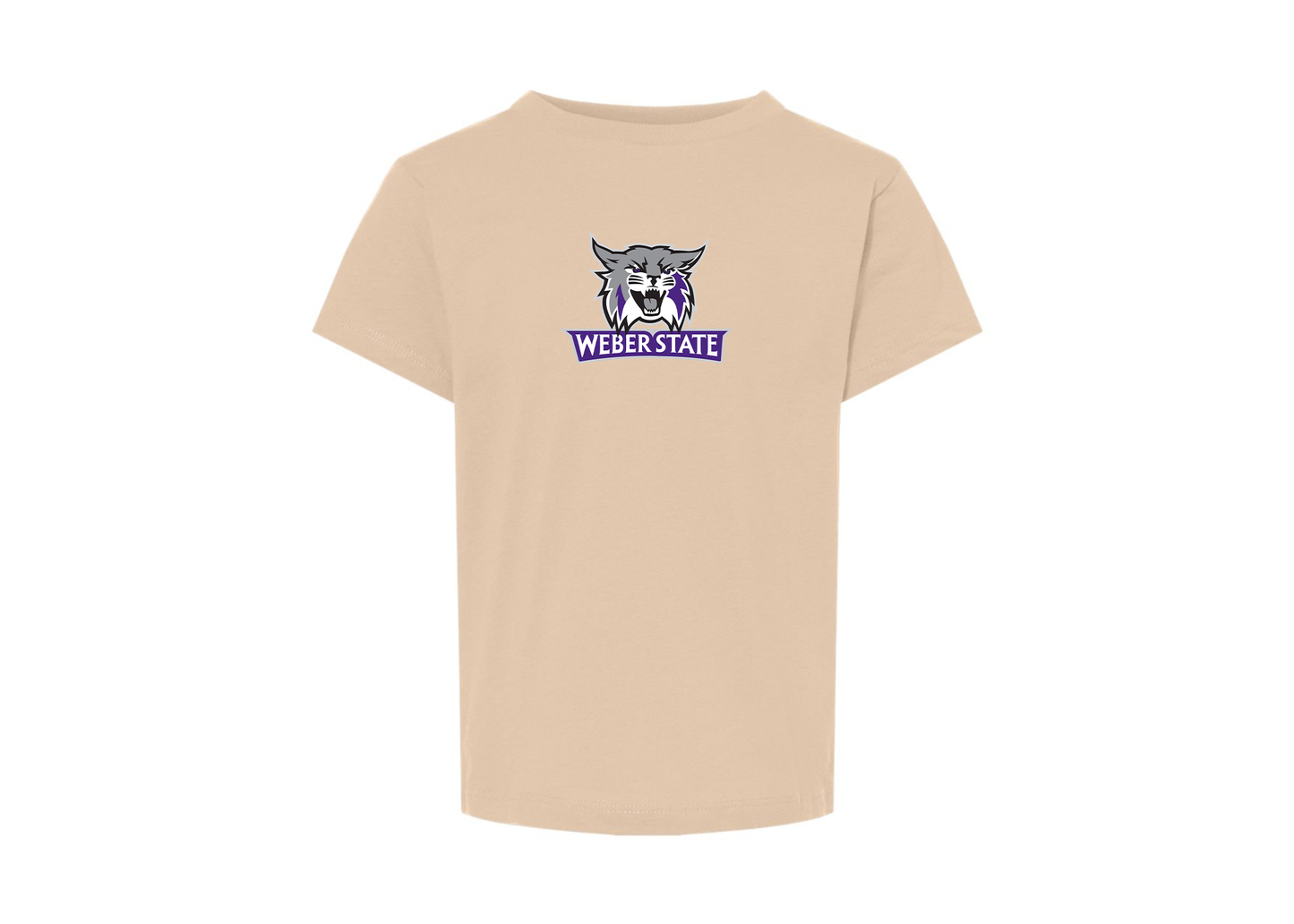Weber State Wildcats BELLA  CANVAS Toddler Jersey Tee