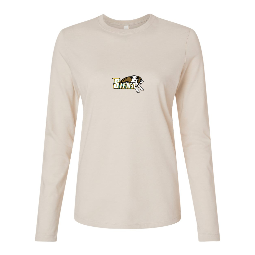 BELLA CANVAS Women’s Siena Saints Logo Jersey Long Sleeve Tee