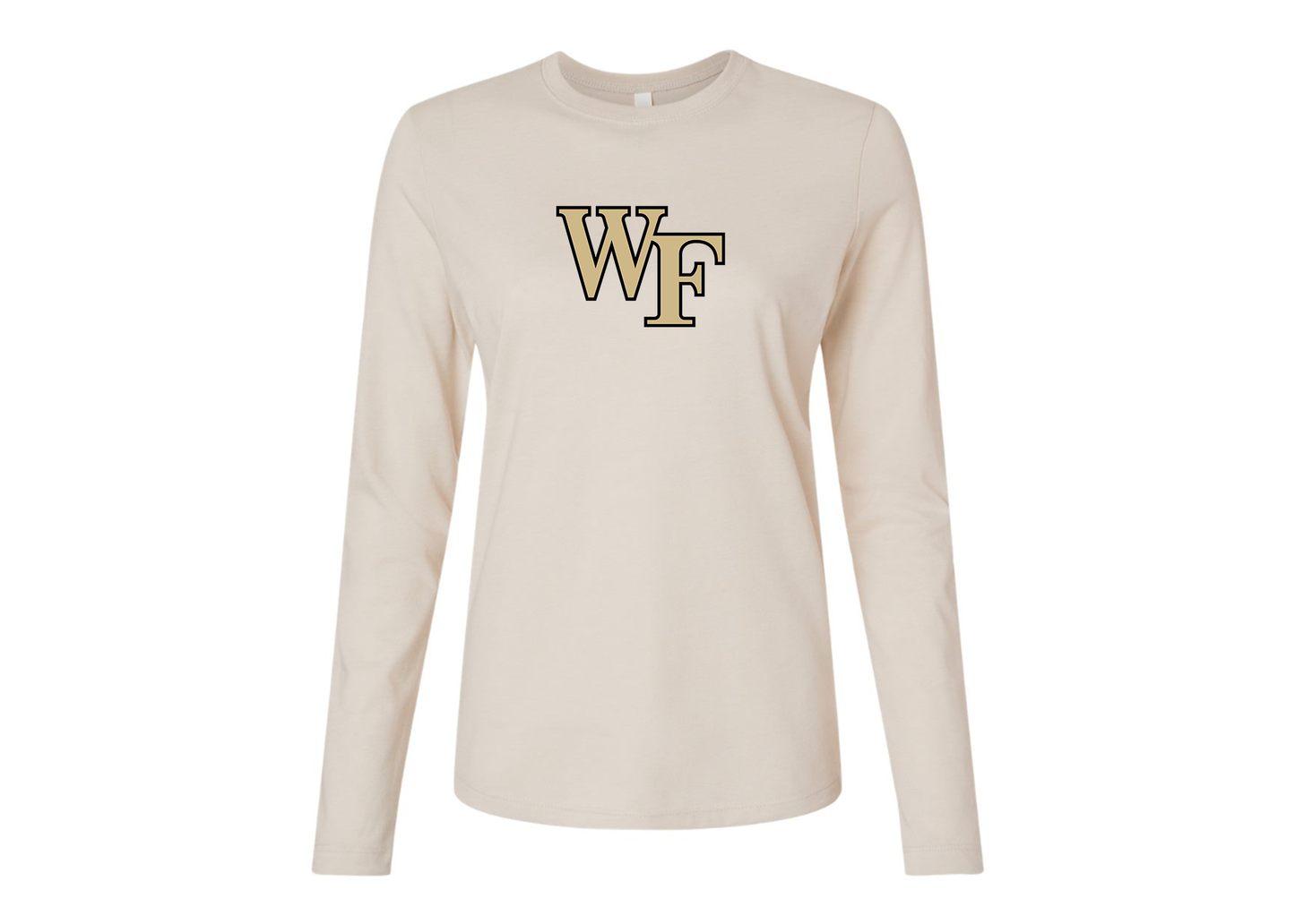 BELLA CANVAS Women’s Wake Forest Demon Deacons Jersey Long Sleeve Tee