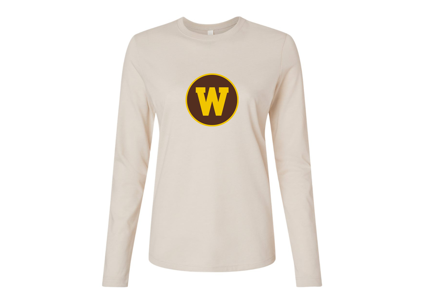 BELLA CANVAS Women’s Western Michigan Broncos Jersey Long Sleeve Tee