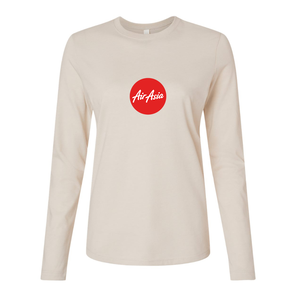 BELLA CANVAS Women’s Air Asia Logo Jersey Long Sleeve Tee