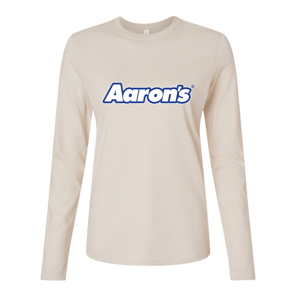 BELLA CANVAS Women’s Aaron_s Logo Jersey Long Sleeve Tee