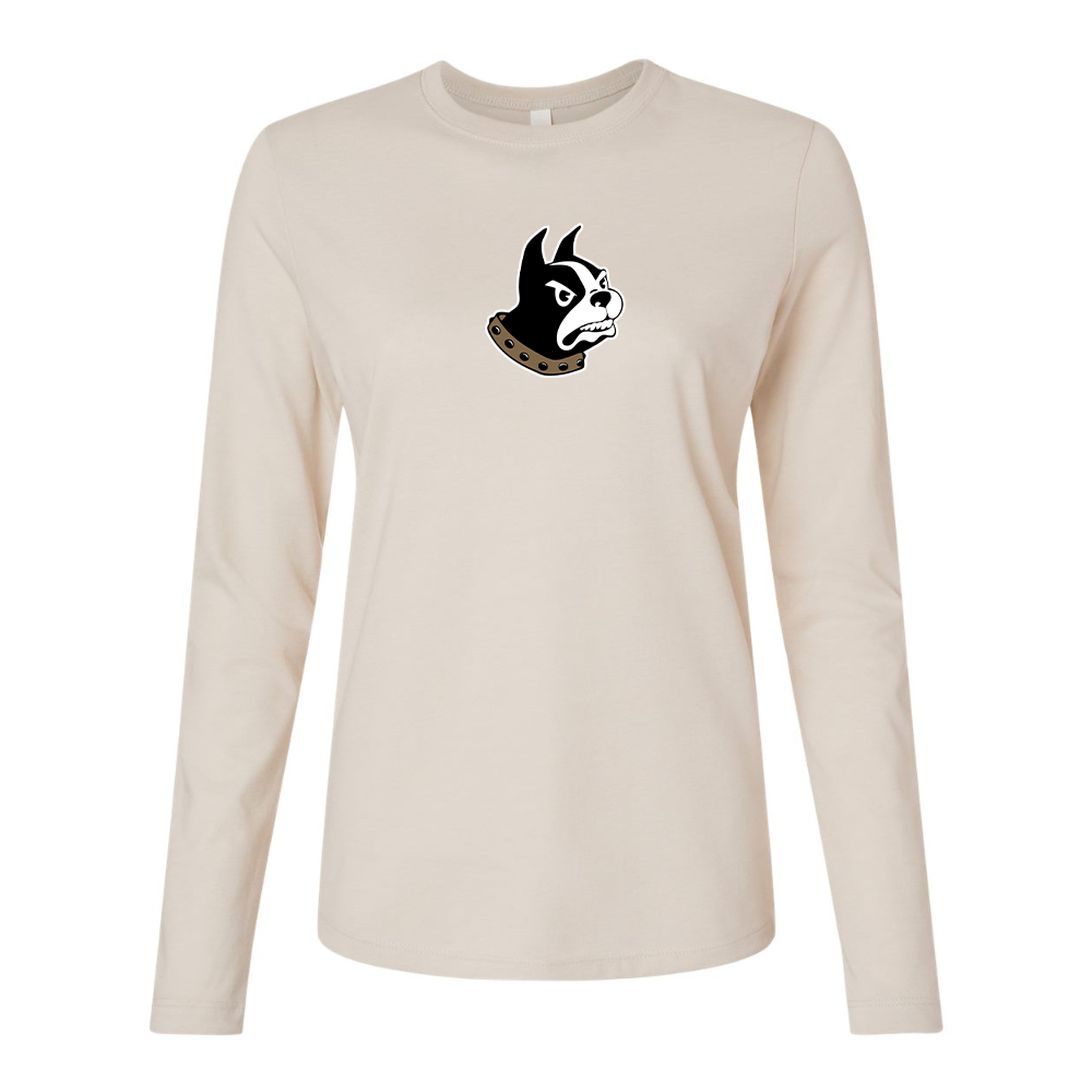 BELLA CANVAS Women’s Wofford Terriers Jersey Long Sleeve Tee
