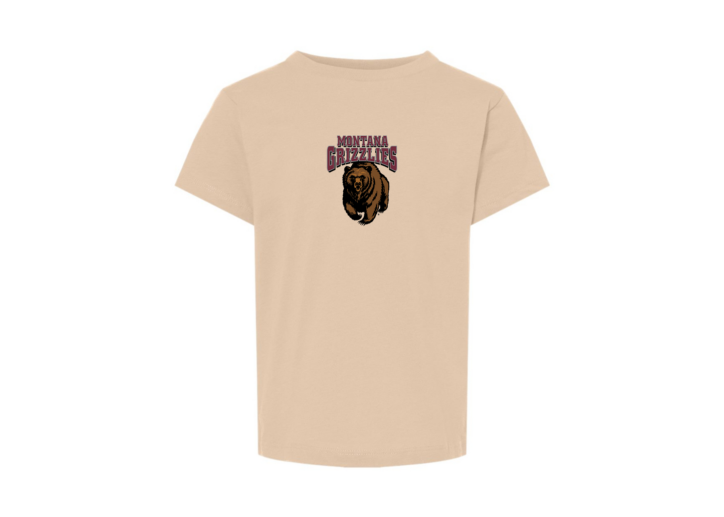 Montana Grizzliesl BELLA  CANVAS Toddler Jersey Tee